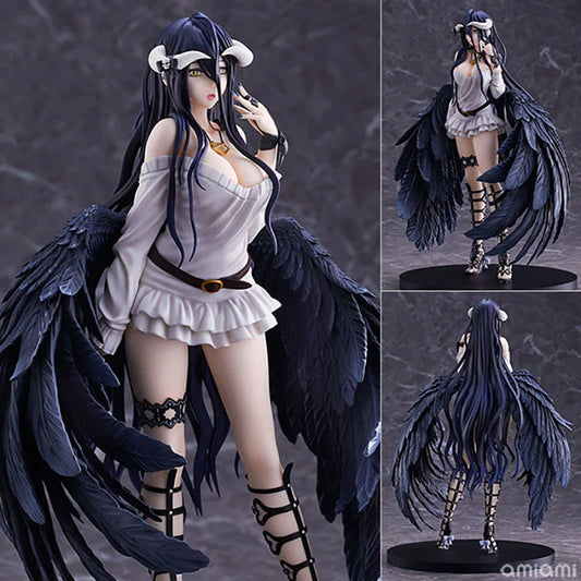 21cm Overlord Albedo So-Bin Anime Figure - Albedo Action Figure from Overlord III - Ainz Ooal Gown Collectible Figurine