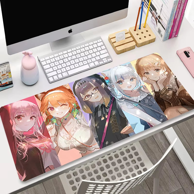 Large Mouse Pad Girl Cat Mouse Pad Gamer