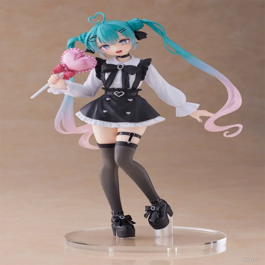 18Cm Sexy Girl Hatsune Miku Anime Figure Fashion Subclture Miku Action Figure Room Decorations PVC Collection Model Doll Toys