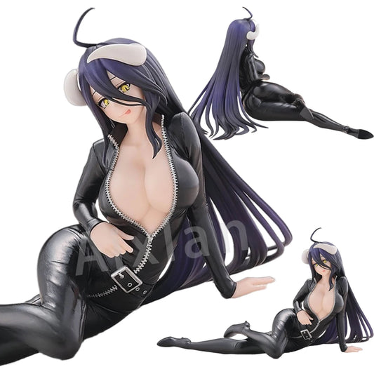 13Cm Anime OVERLORD Figure Dress Albedo PVC Action Figure Toys Collectible Model Toys Kid Gift