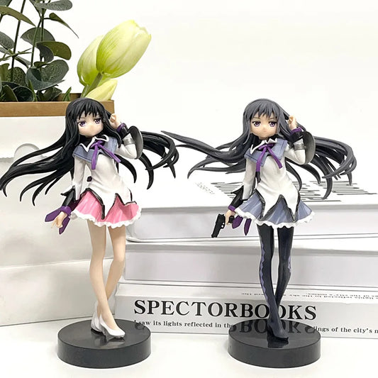 2 Color Japan Anime Puella Magi Madoka Magica Akemi Homura Figure Toys 17Cm